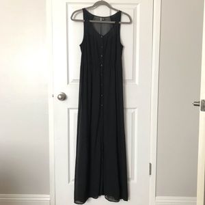 Button Up Maxi Dress